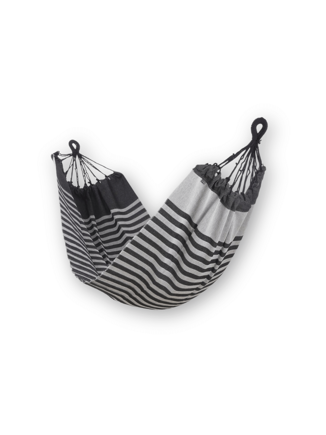 Mica Decorations Hängematte Schwarz Gestreift