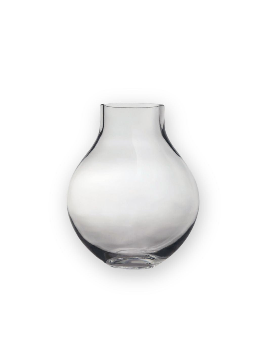 XL Glasvase Glühbirnenform kristallklar