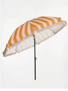 Osborn Sonnenschirm Orange - Stilvoller Sonnenschutz mit Fransen