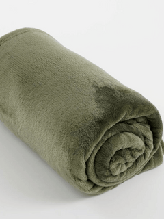 Famke Fleece Plaid Dunkelgrün