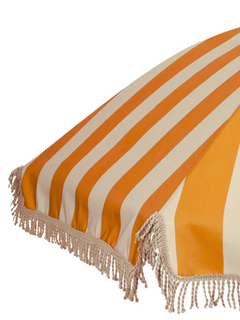 Osborn Sonnenschirm Orange - Stilvoller Sonnenschutz mit Fransen