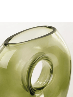 Jay Vase Glas Hellgrün